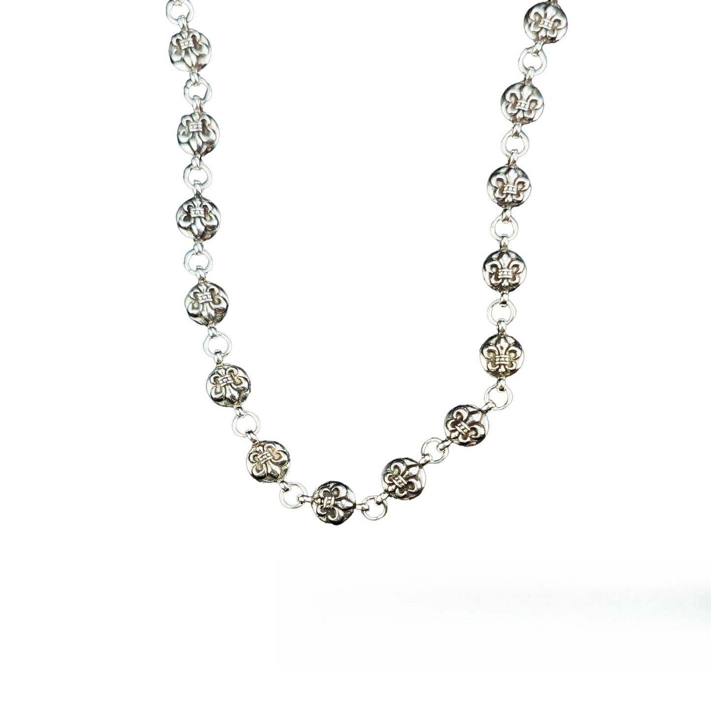 Chrome Hearts Necklace Cross Ball Men's and Women's Rough