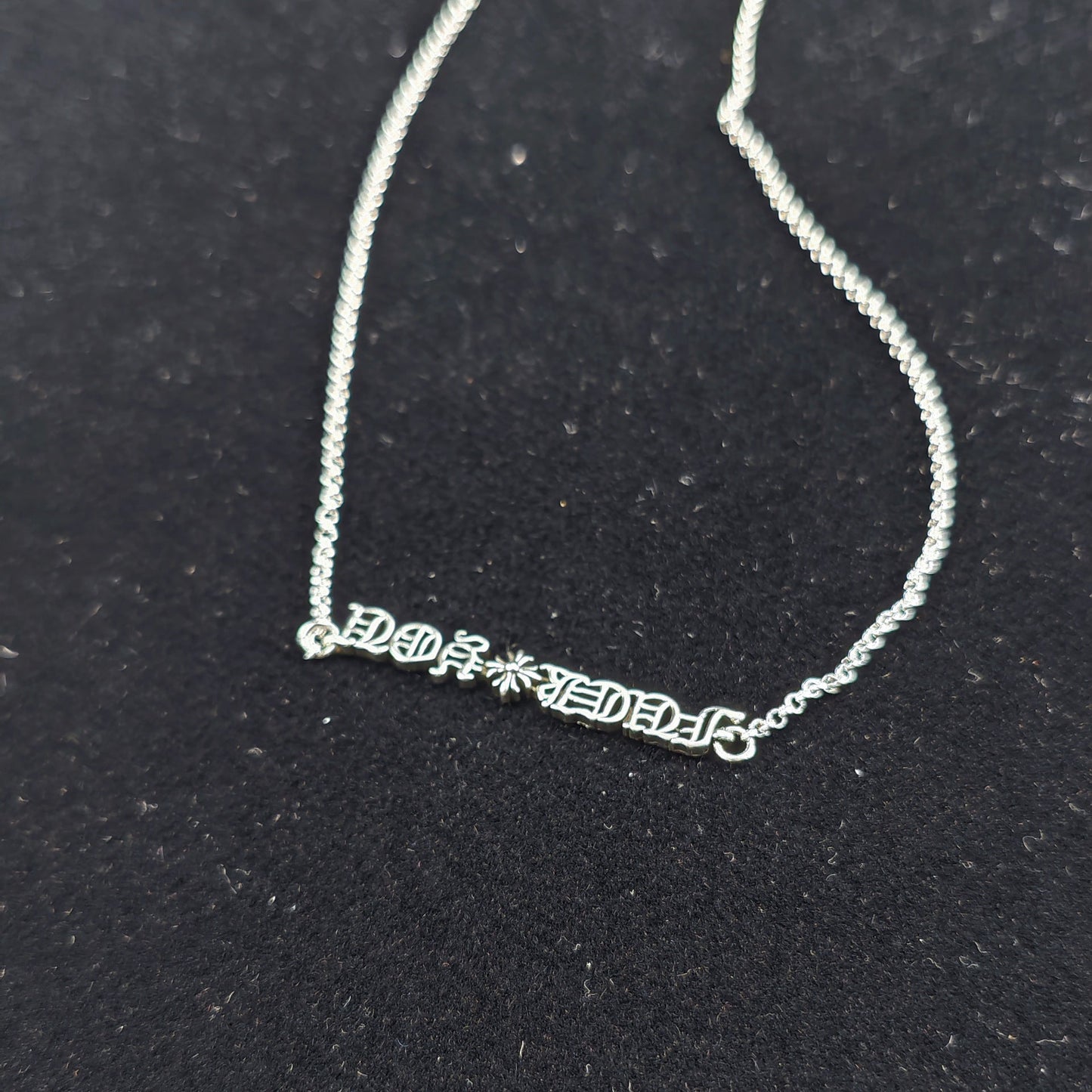Chrome Hearts Necklace Retro Men's and Women's Simple Clavicle Chain