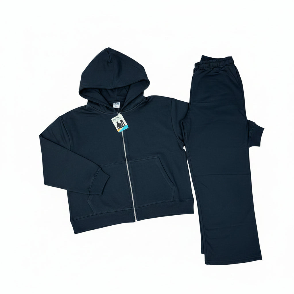 Solid and Sundry Zipper Hoody + Straight Leg Pants