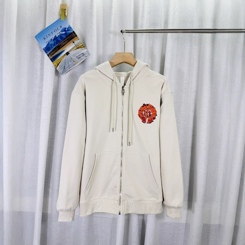 CHH Chrome Hearts Hoodie autumn and winter cardigan sweater