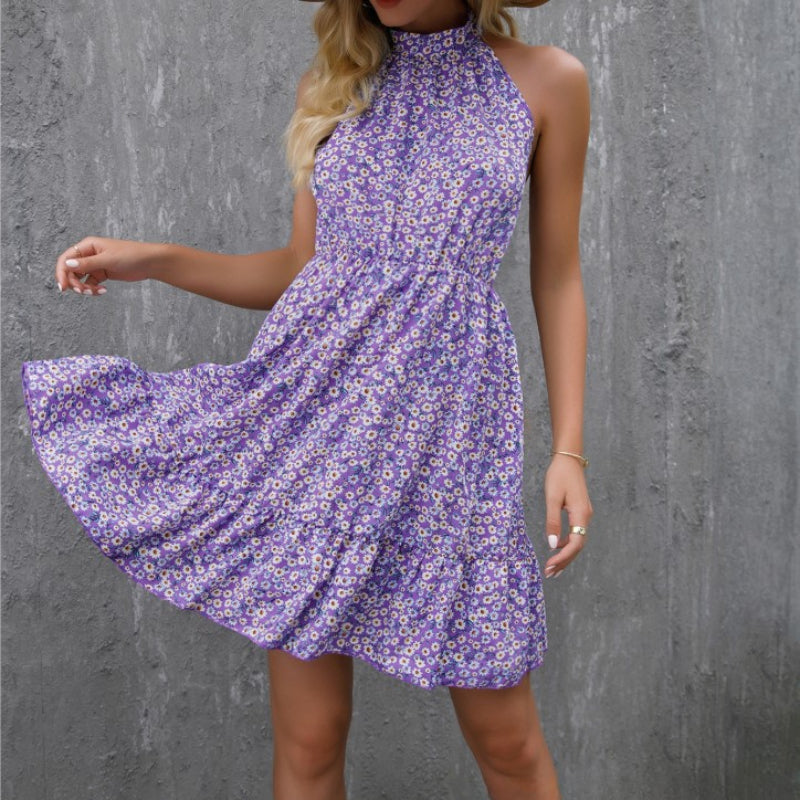 Beth Dutton Wardrobe Spring/Summer round Neck Sleeveless Floral Dress