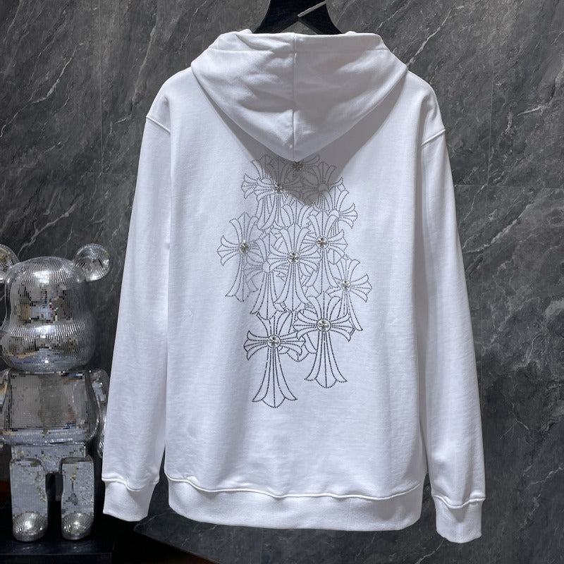 Chh Chrome Hearts Hoodie Casual Hooded Sweater Zip Jacket