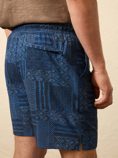 Shorelite Trunk (7") - Harbor Blues Patchwork