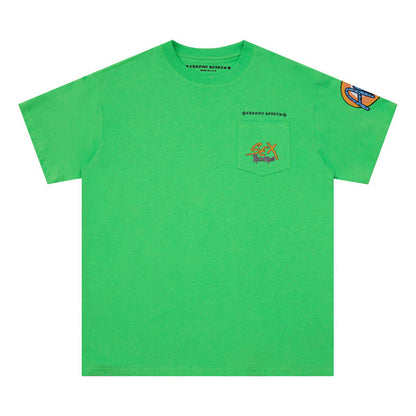 CHH Chrome Heart T Shirts Croix Sex Records Graffiti Short Sleeve