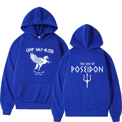 Camp Half Blood Double Sided Graphic Hoodie Unisex Fashion