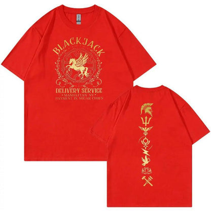 Camp Half Blood Percy Jackson T Shirts Man Women Retro Fashion