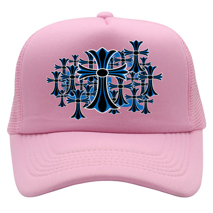 Chrome Heart Hat Sunshade Printed Sunscreen Cap Outdoor Truck Cap