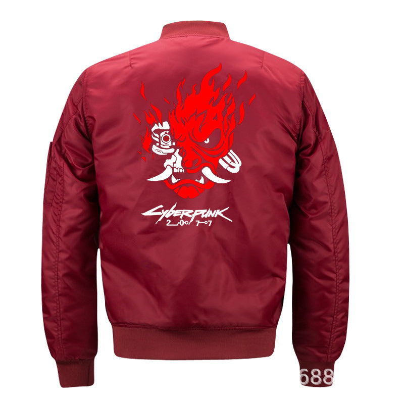 Cyberpunk 2077 Jacket Cyberpunk Sweater Pilot Jacket