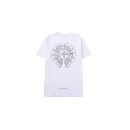 CHH Chrome Heart T Shirts Crowe Fashion ins Ghost 3D Printing Pure T-Shirt Summer