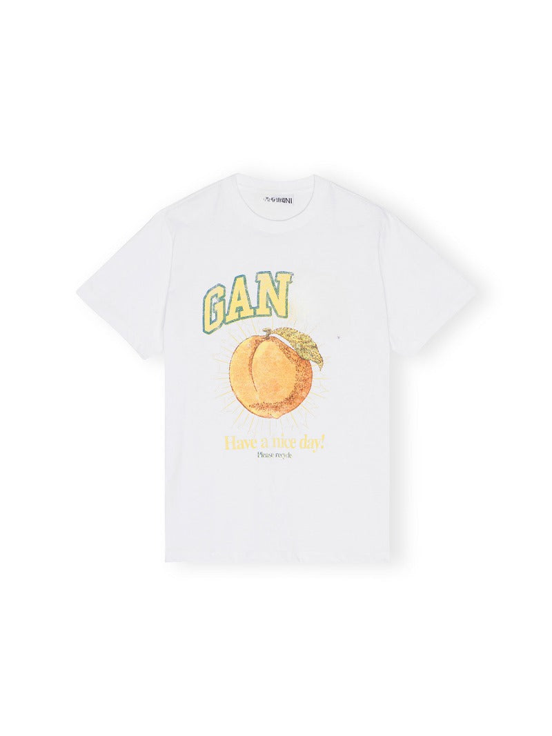Comfortable cotton T-shirt with round neck and short sleeves