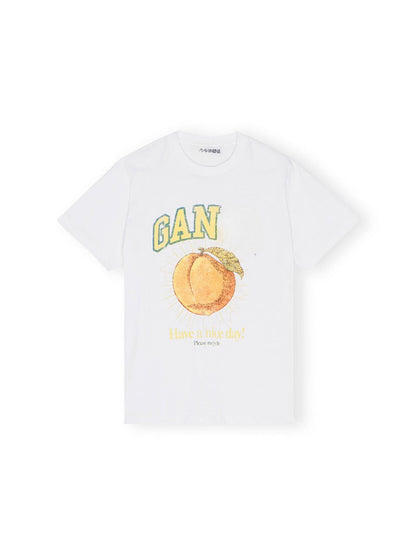 Comfortable cotton T-shirt with round neck and short sleeves