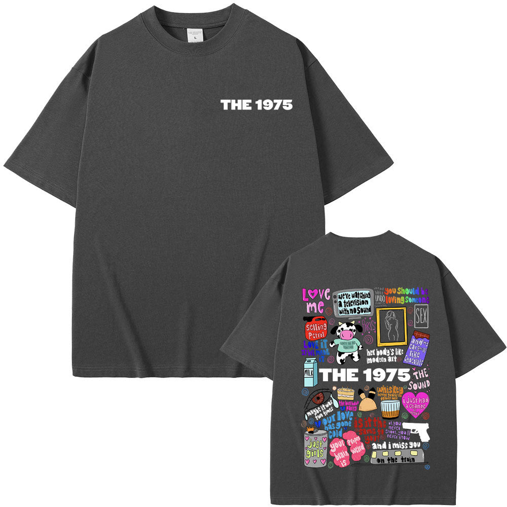 British Indie Alternative Rock Band The 1975 Lyric Graphic