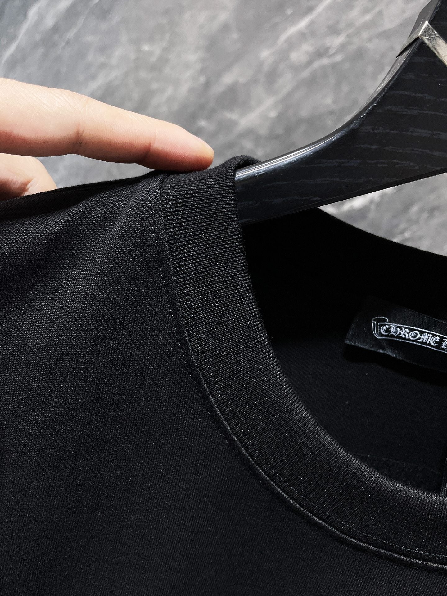 Chh Chrome Hearts T Shirts Summer Sanskrit Patch Embroidery Casual Sports Short Sleeve T-Shirt