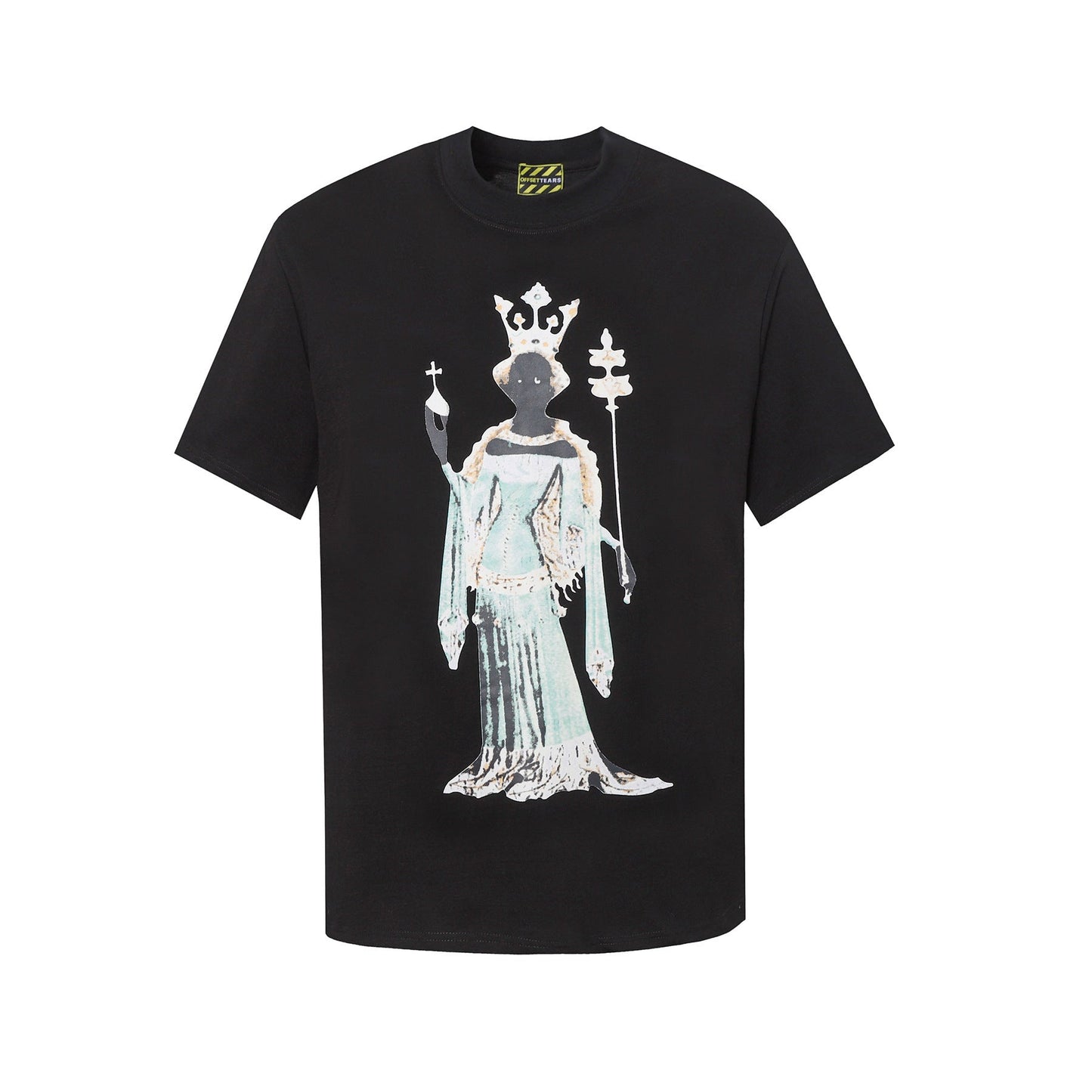 Denim Tears T Shirts 24S Kapok Geometric Pattern Short Sleeve T-shirt