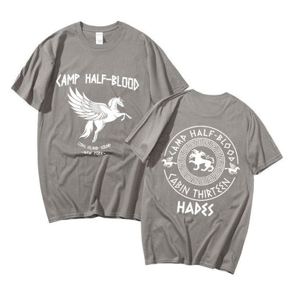 Camp Half Blood Double Sided Graphic T Shirts Men Women