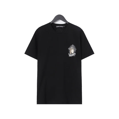 CHH Chrome Heart T Shirts Croix Hands Ribbon Cross