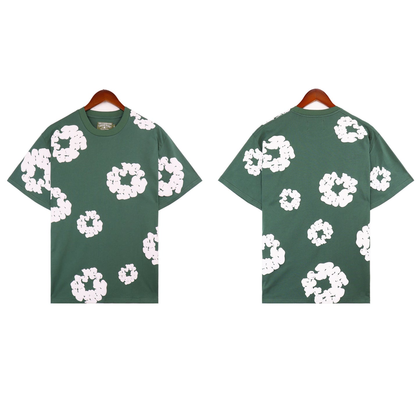Denim Tears T Shirts Kapok Puff Print Short Sleeve T-shirt