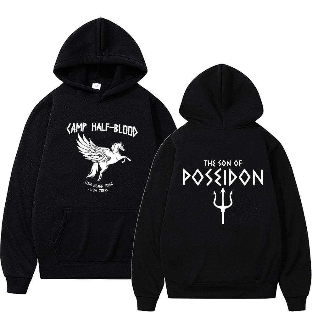 Camp Half Blood Double Sided Graphic Hoodie Unisex Fashion