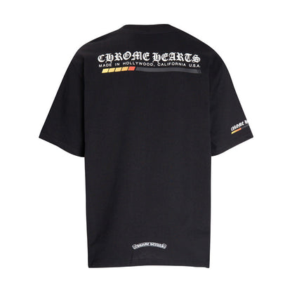 CHH Chrome Heart T Shirts Croix letter print Sanskrit loose casual short sleeves