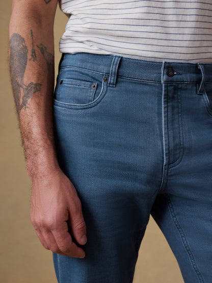 Stretch Terry 5-Pocket Pant - Pacific Tides