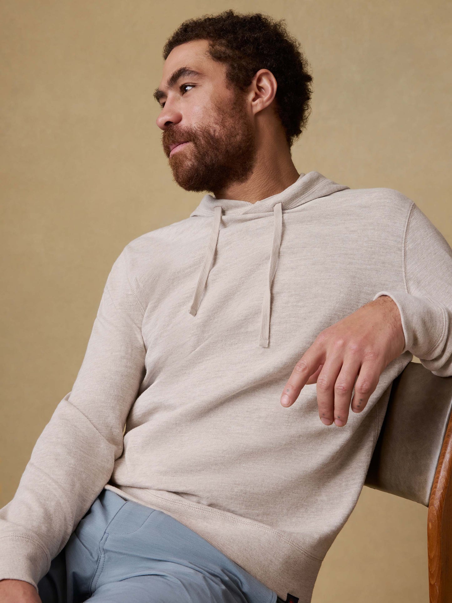 Sunwashed Organic Hoodie - Oat Plains Heather
