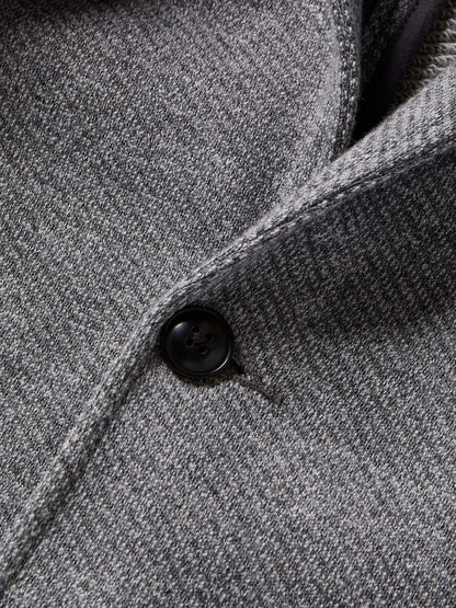 Inlet Knit Blazer (Short) - Medium Grey Melange