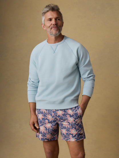 High Standard Fleece Crewneck - Blue Brook
