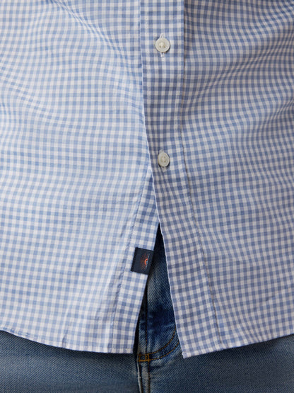 The Movement™ Shirt - Light Blue Gingham