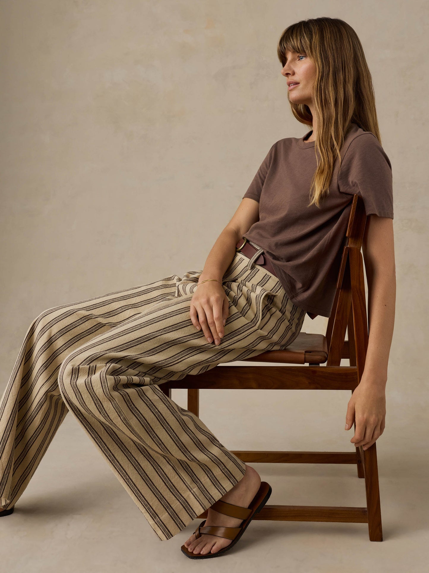 Sunwashed Regenerative Tee - Alpine Brown