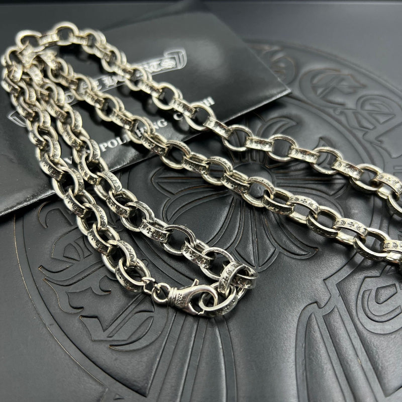 Chrome Hearts Necklace Cross Letter Necklace Vintage Men's and Women's Same