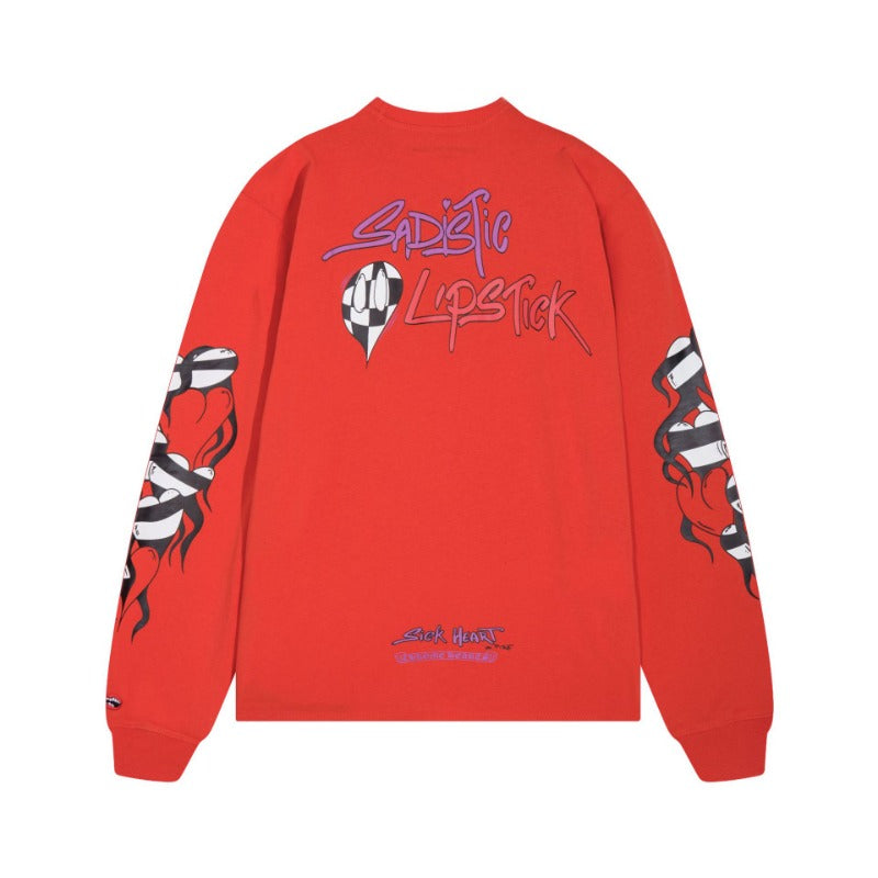Chh Chrome Heart Long Sleeve Shirt Unisex Fashion Loose Long Sleeve Shirt